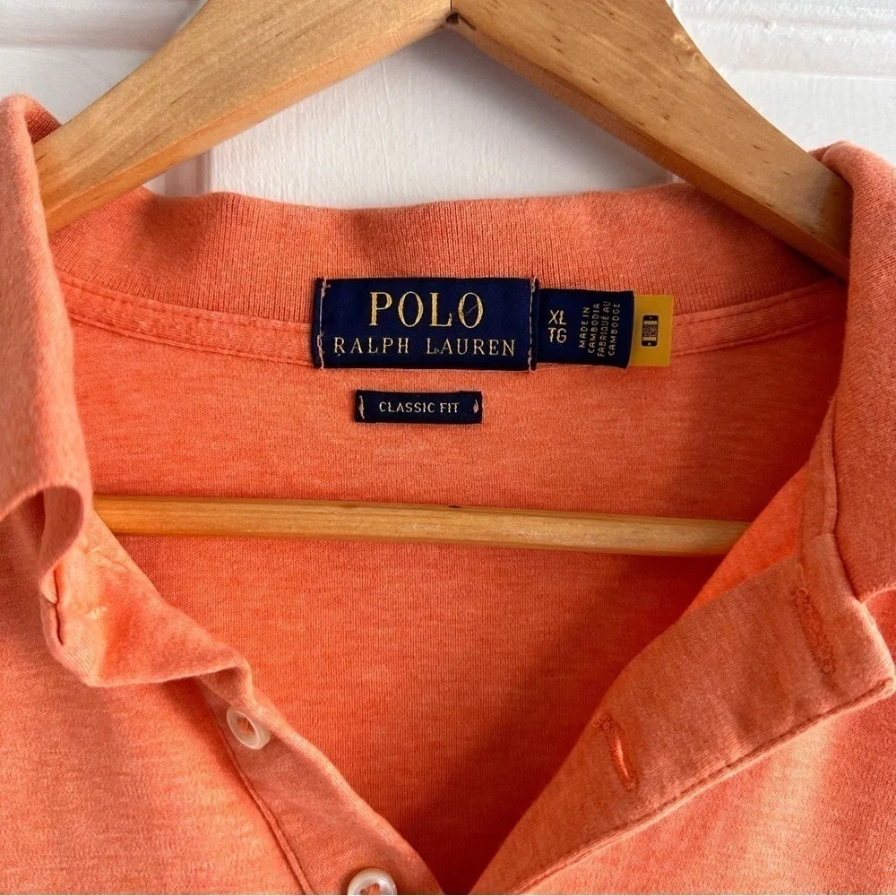 Polo Ralph Lauren Orange‎ Polo Classic Fit Shirt XL